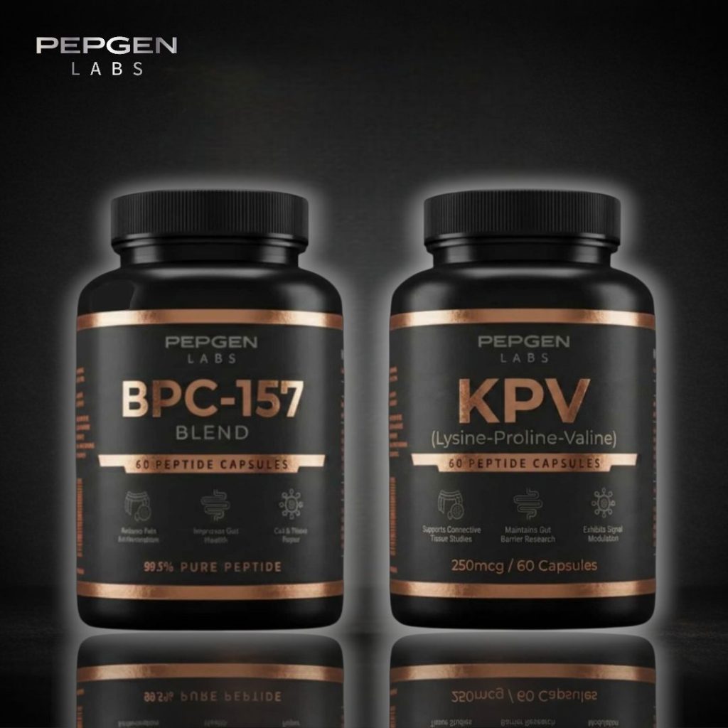 The Total Barrier Stack (BPC-157 + KPV) 120 Capsules