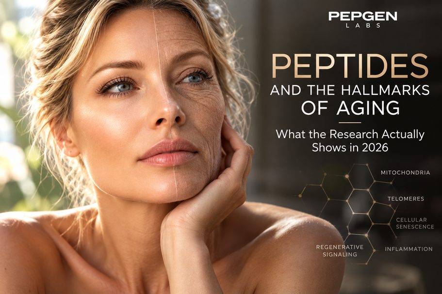 hallmarks of aging and peptide research